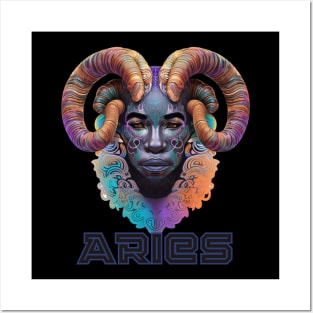 Aries Zodiac Sign Man Posters and Art